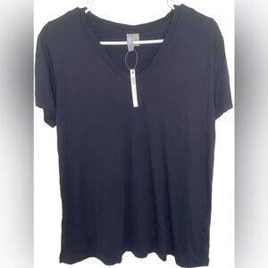 ASOS Maternity v-neck oversized top with tank Nursing ? black, US 2 NWT NEW